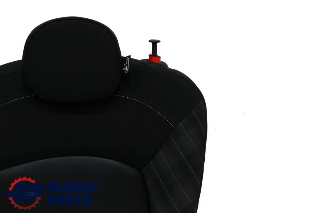 Respaldo Asiento Trasero Izquierdo Tela Cuero Negro Diamante para Mini Cooper F56 con número de pieza 7939779 Mini Cooper F56 Respaldo Asiento Trasero Izquierdo Tela Cuero Negro Diamante - SKU 7939779 - Número de pieza 7939779