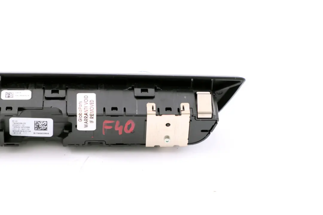 Unità Operativa Audio Radio Pannello Di Controllo Interruttore per BMW F40 con numero di parte 7949339 BMW F40 Unità Operativa Audio Radio Pannello Di Controllo Interruttore - SKU 7949339 - Numero di parte 7949339