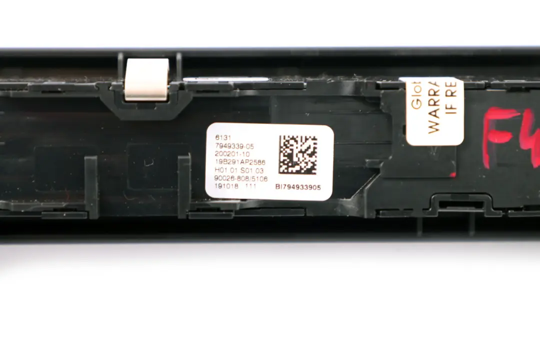 BMW F40 Unità Operativa Audio Radio Pannello Di Controllo Interruttore - SKU 7949339 - Numero di parte 7949339