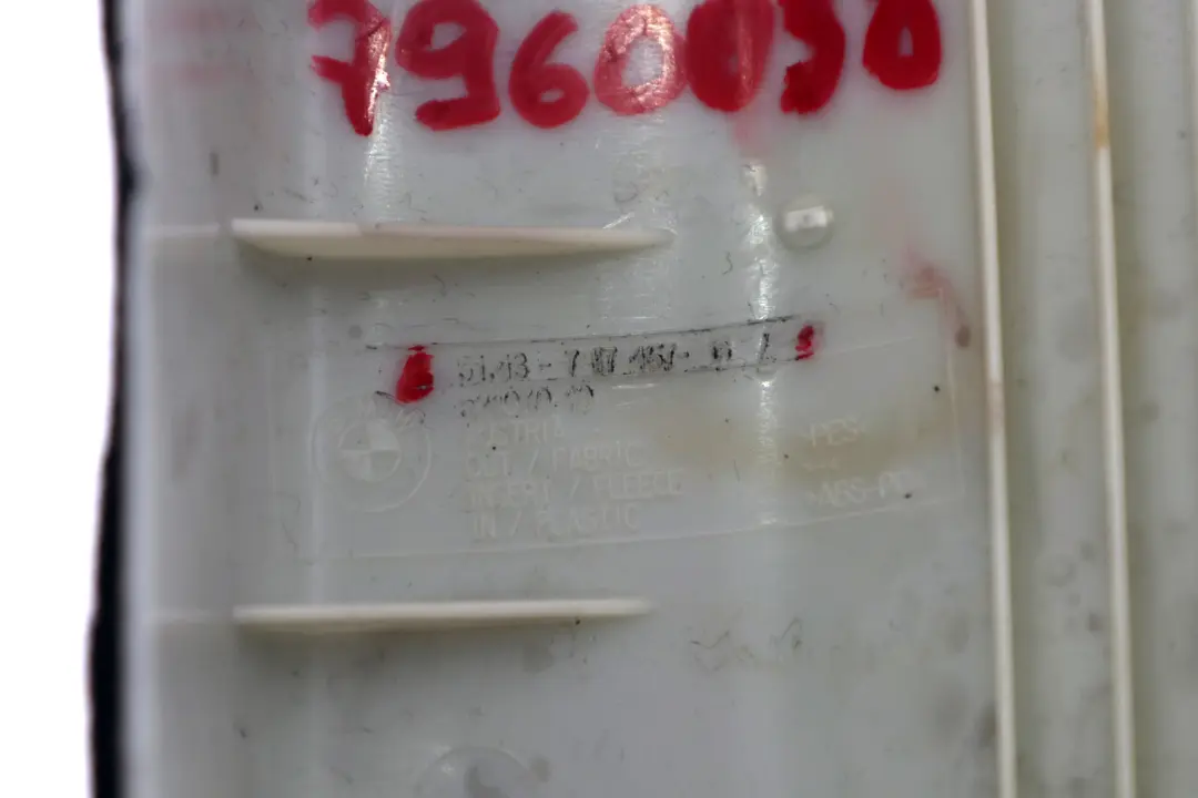 Column A Right Trim Anthrazit Black 7117467 pour BMW E92 E92 LCI Cover à propos du numéro de pièce 7960058 BMW E92 E92 LCI Cover Column A Right Trim Anthrazit Black 7117467 - SKU 7960058 - Numéro de pièce 7960058