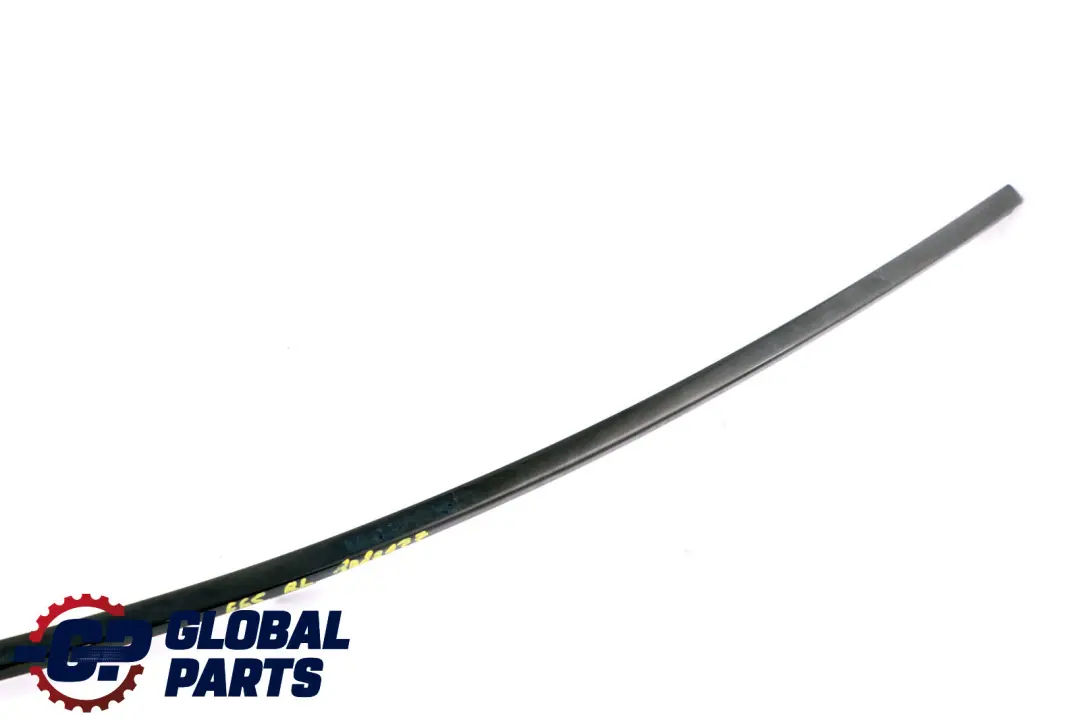 BMW E65 Finisseur Cadre de fenêtre Porte Supérieure Arrière Gauche Noir Brillant - SKU 8022177 - Numéro de pièce 8022177