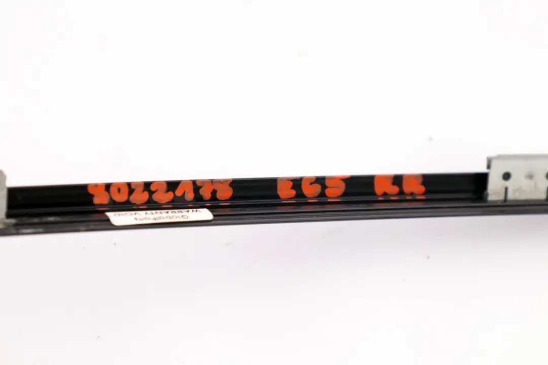 BMW 7er E65 Couverture Fenetre Haut Porte Arriere Droite Noir Brillant - SKU 8022178 - Numéro de pièce 8022178