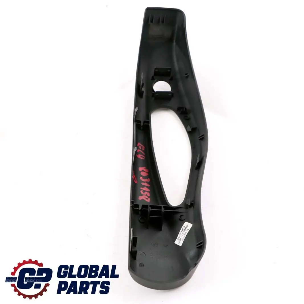 Front Seat Rail Trim Cover Outer Right O/S Black to BMW 6 Series E64 with Part number 8031158 BMW 6 Series E64 Front Seat Rail Trim Cover Outer Right O/S Black - SKU 8031158 - Part number 8031158