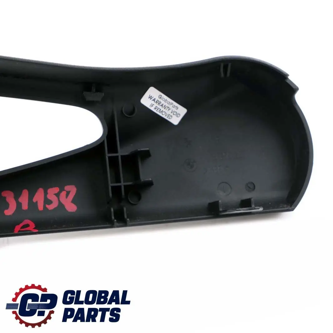 BMW 6 er E64 Blende Sitz Aussen Rechts Vorne Schwarz - SKU 8031158 - Teilenummer 8031158