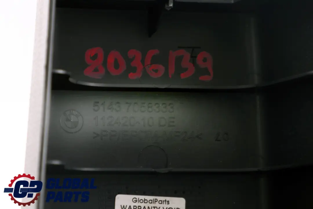 BMW E81 Osłona obudowa słupka B lewa - SKU 8036139 - Numer Części 8036139