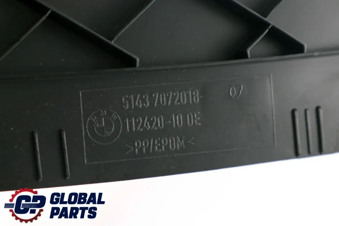 BMW E81 Columna C Derecha Embellecedor Tapa Schwarz Negro - SKU 8036146 - Número de pieza 7072018