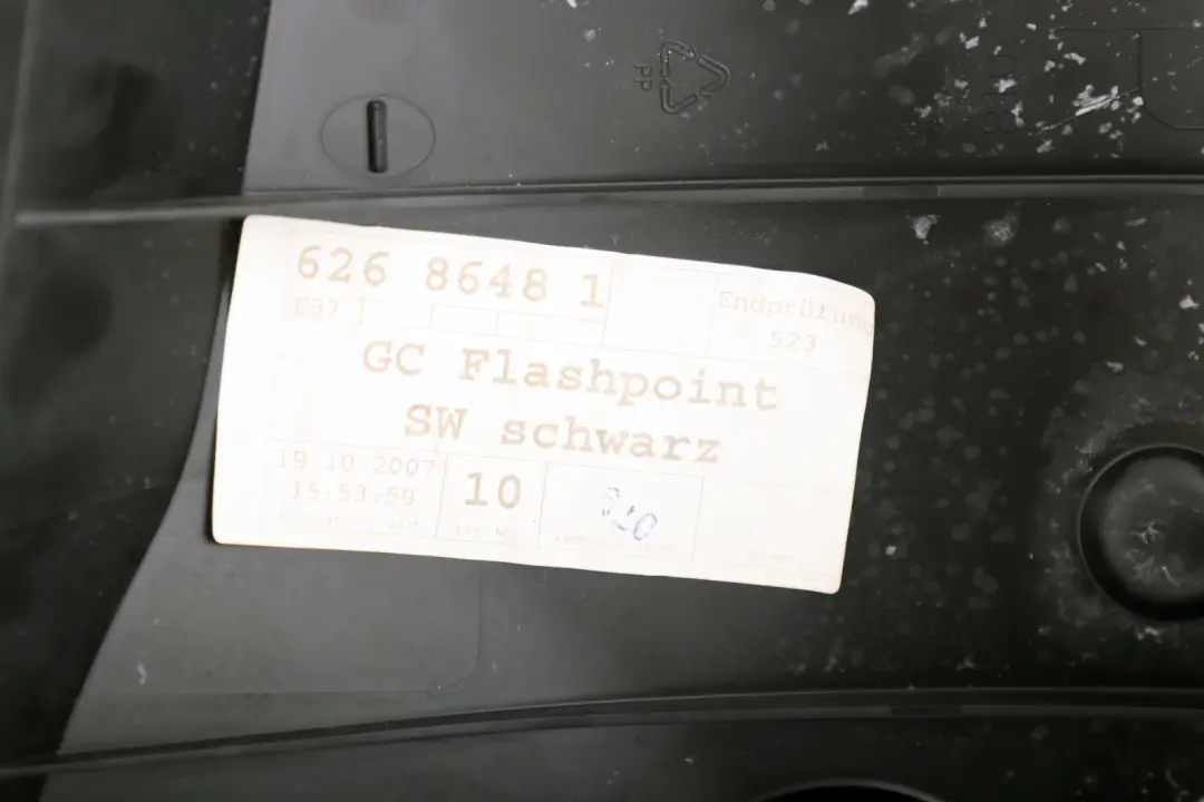 *BMW 1 E87 LCI Rücksitz Hinten Sitz Seitenteil Rechts Bezug Flashpoint für mit Teilenummer 7118682 *BMW 1 E87 LCI Rücksitz Hinten Sitz Seitenteil Rechts Bezug Flashpoint - SKU 8036232 - Teilenummer 7118682