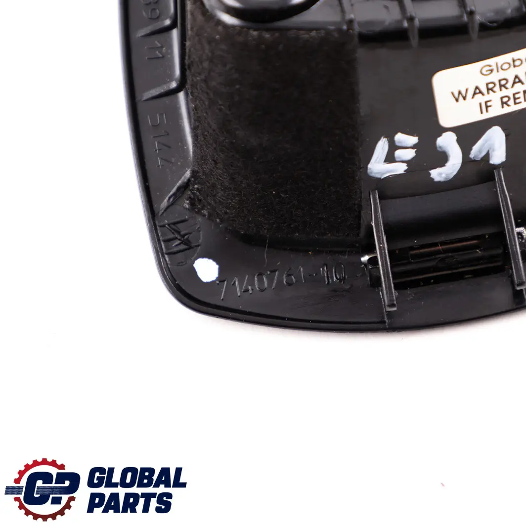 BMW E91 Recubrimiento Tapa Maletero Trasero Izquierdo Negro - SKU 8036241 - Número de pieza 7140761