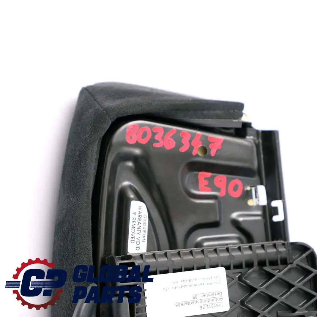 Soporte De muslo De asiento delantero deportivo Tela Alcantara para BMW E90 E91 con número de pieza 8036347 BMW E90 E91 Soporte De muslo De asiento delantero deportivo Tela Alcantara - SKU 8036347 - Número de pieza 8036347