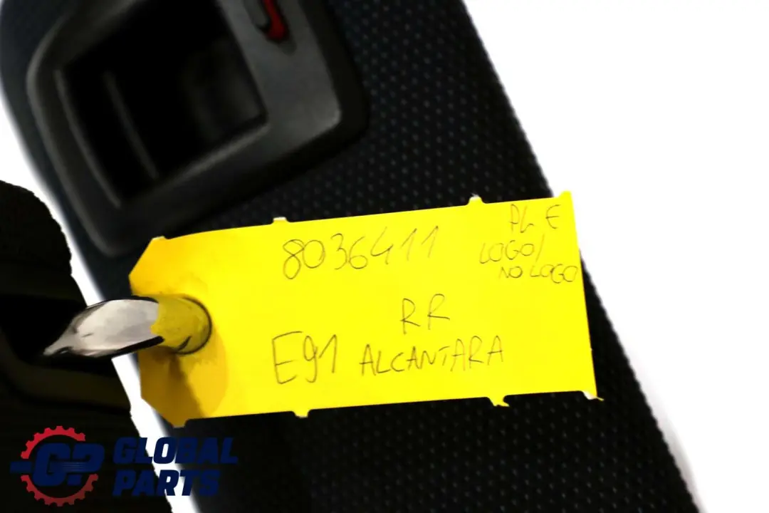 BMW 3 E91 Touring Rear Back Seat Backrest Right O/S Cloth Alcantara - SKU 8036411 - Part number 8036411