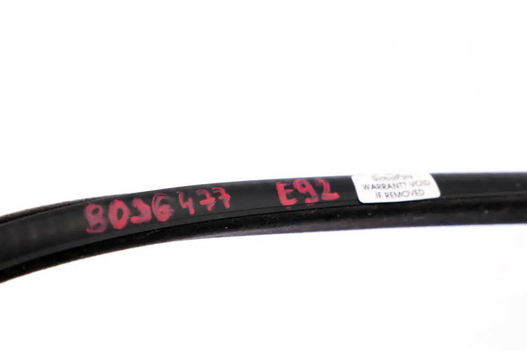 BMW E87 E90 E91 Techo de cristal Junta de goma Negro - SKU 8036477 - Número de pieza 8036477