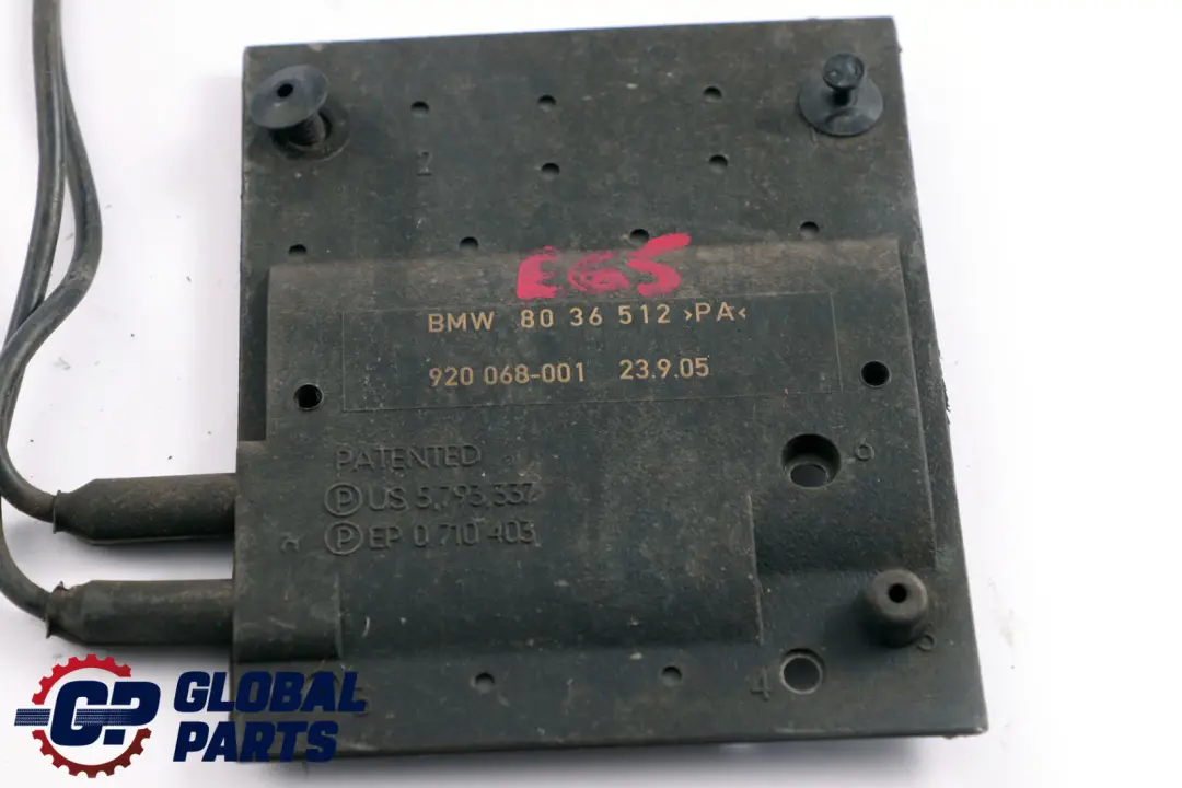 Bumper Car Telephone Aerial Antenna to BMW E65 E66 Rear with Part number 8036512 BMW E65 E66 Rear Bumper Car Telephone Aerial Antenna - SKU 8036512 - Part number 8036512