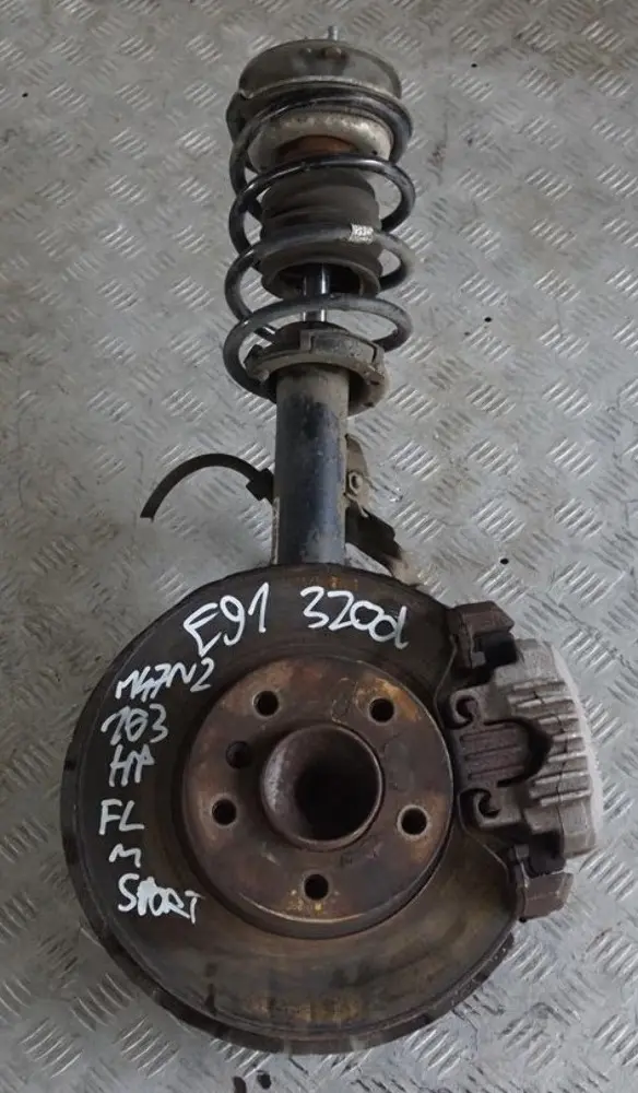 BMW 3 E91 Touring 320d M47N2 M Sport Front Left N/S Spring Strut Brake Caliper - SKU 8036553-5 - Part number 8036553
