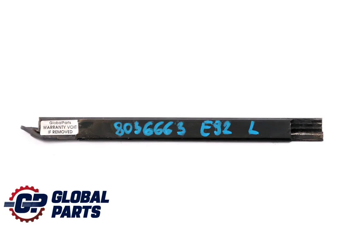 BMW E92 E93 Outer Weatherstrip Left N/S High Gloss Shadow Line - SKU 8036663 - Part number 8036663