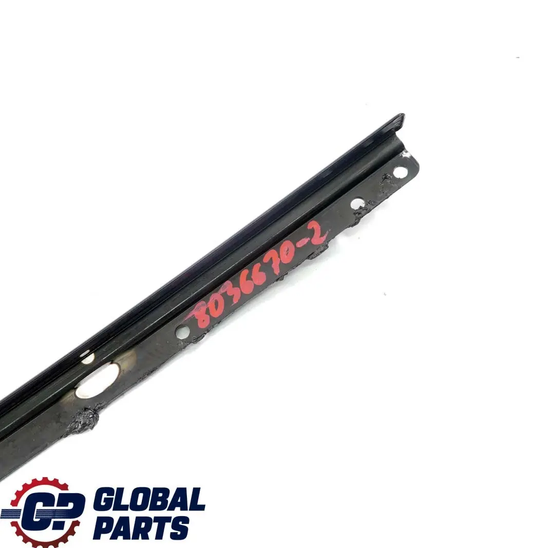 BMW E93 Cabrio Listello Centro Destra Capote Rigida Nero Lucido - SKU 8036670-2 - Numero di parte 8036670