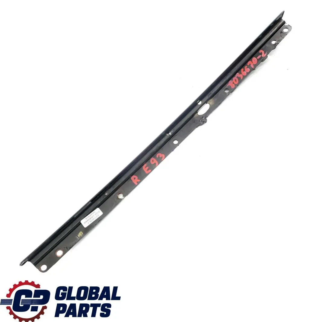 BMW E93 Cabrio Listello Centro Destra Capote Rigida Nero Lucido - SKU 8036670-2 - Numero di parte 8036670