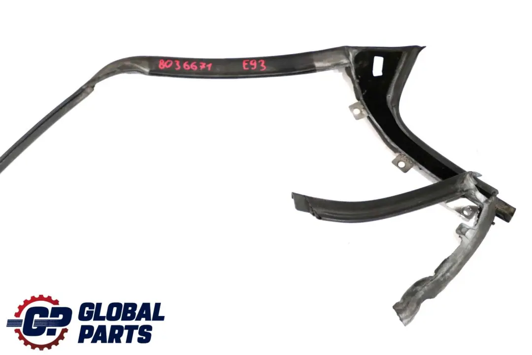 Dichtung Dachschale Hinten Hardtop Glanzschwarz für BMW 3 er E93 mit Teilenummer 8036671 BMW 3 er E93 Dichtung Dachschale Hinten Hardtop Glanzschwarz - SKU 8036671 - Teilenummer 8036671