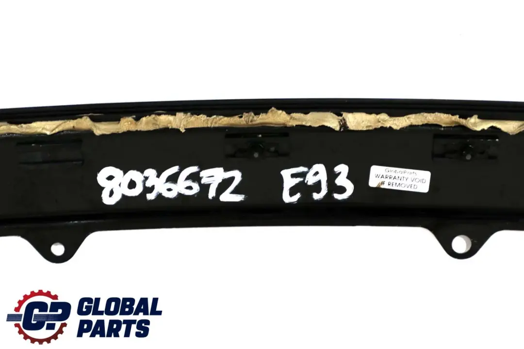 BMW 3 Series E93 E93N LCI Moulding Folding Top Lid High Gloss Glanzschwarz - SKU 8036672 - Part number 8036672