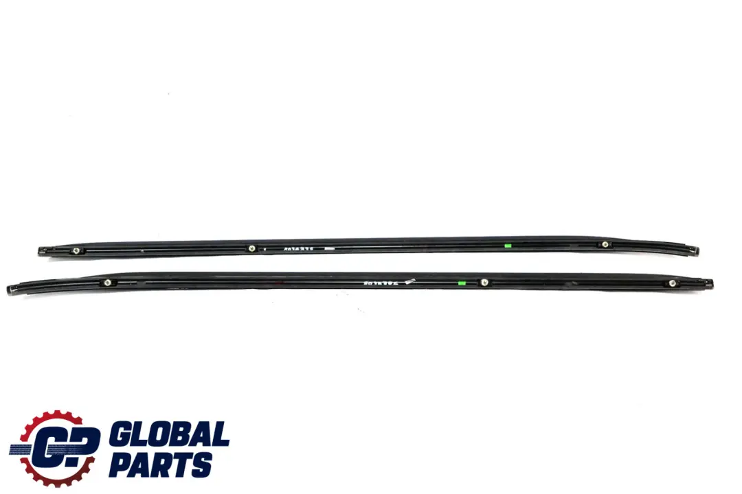 Left Right N/O/S Roof Railing Rack Moulding Trim Alu Satinated Set to BMW X5 E70 with Part number 8036775 BMW X5 E70 Left Right N/O/S Roof Railing Rack Moulding Trim Alu Satinated Set - SKU 8036775 - Part number 8036775