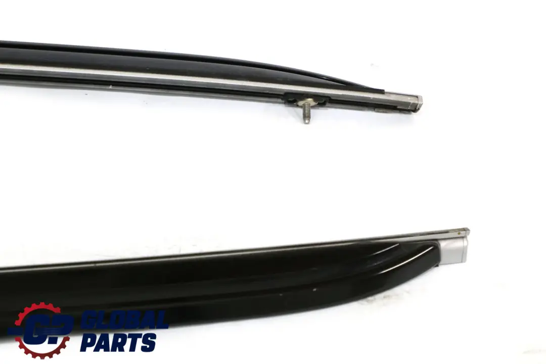 Left Right N/O/S Roof Railing Rack Moulding Trim Alu Satinated Set to BMW X5 E70 with Part number 8036775 BMW X5 E70 Left Right N/O/S Roof Railing Rack Moulding Trim Alu Satinated Set - SKU 8036775 - Part number 8036775