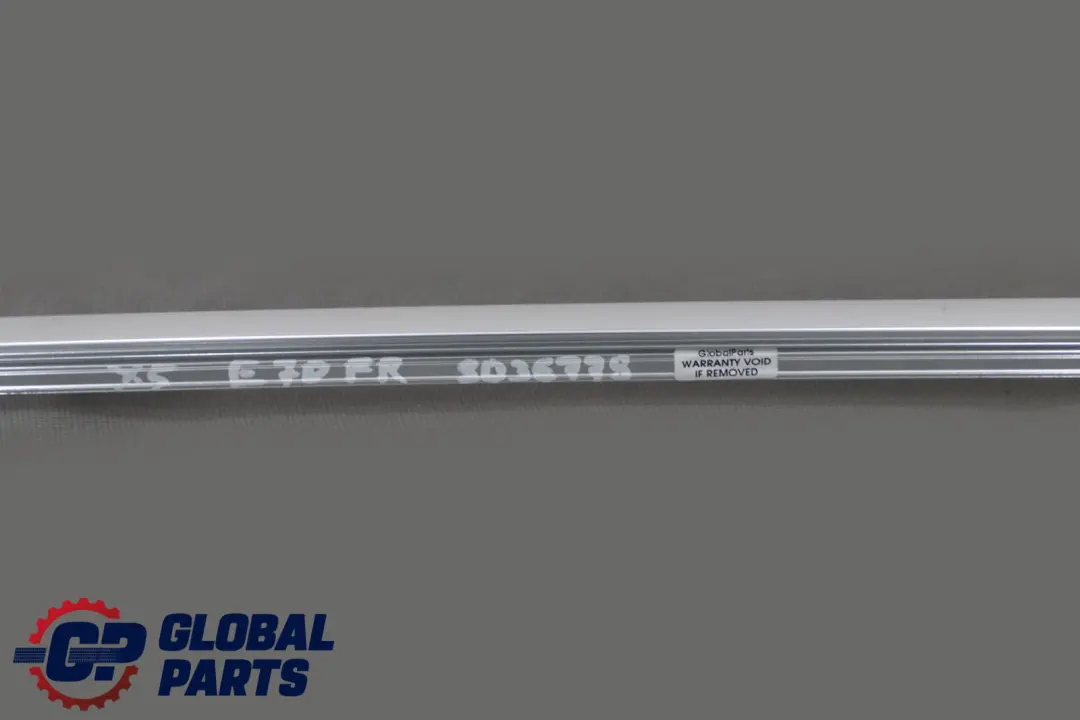 BMW E70 Finitura Telaio Finestra Porta Superiore Anteriore Destra Alu-Satiniert - SKU 8036778 - Numero di parte 8036778