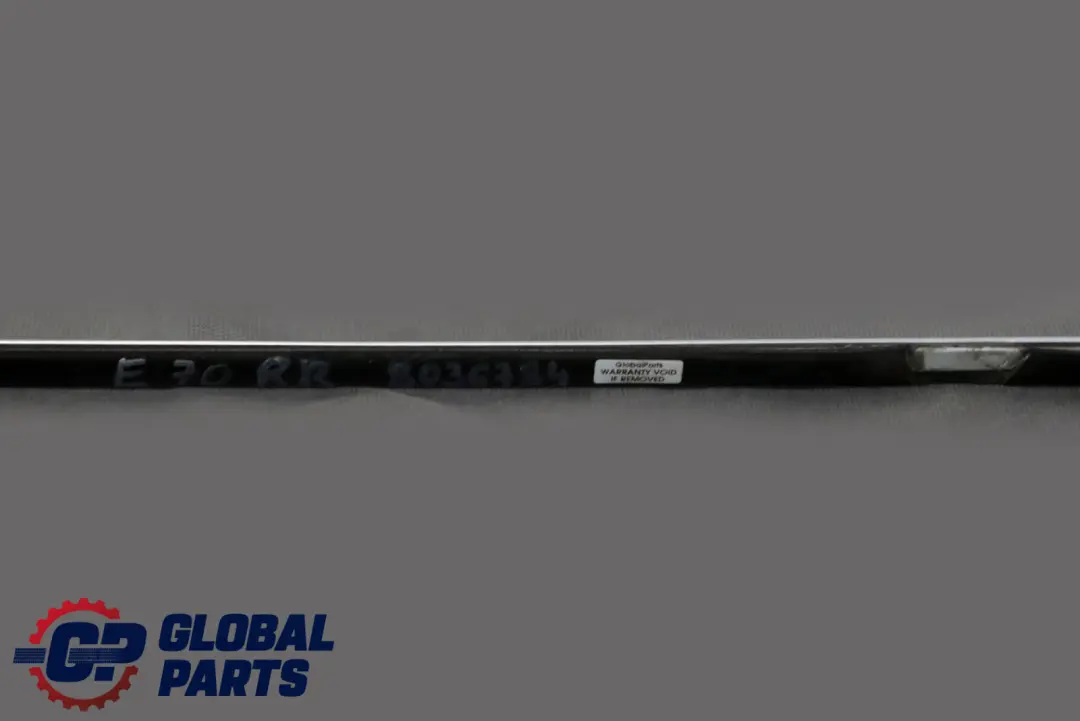 BMW X5 E70 Kanalabdeckung äußere Tür hinten rechts Alu Satiniert - SKU 8036784 - Teilenummer 8036784