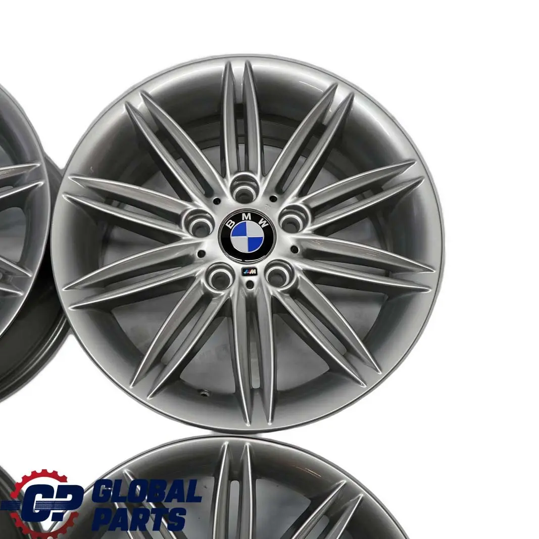 BMW E81 E87 Komplett Set 4x Alu Felge Felgen Alufelge 17" M Doppelspeiche 207 - SKU 8036937/8036938 - Teilenummer 8036938