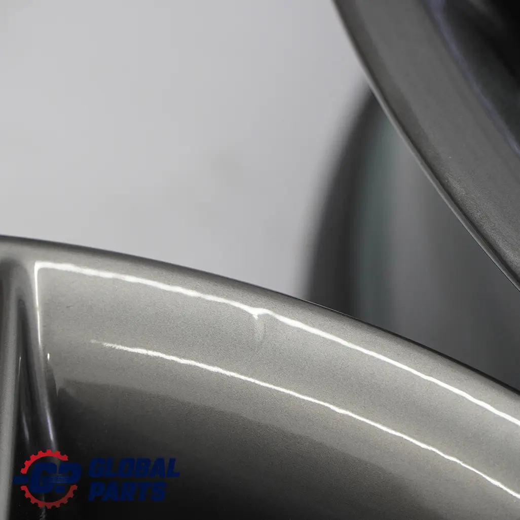Grey Complete 4x Wheel Alloy Rim 17" ET:47 M Double Spoke 207 BMW E81 E82 E87 - SKU 8036937/8036938 SET - Part number 8036938