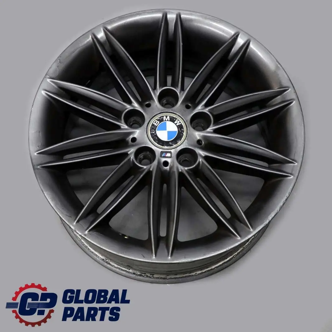 BMW E81 E87 Grau Hinten Alu Felge Alufelge M Doppelspeiche 207 17" 7,5J ET:47 - SKU 8036938-6 - Teilenummer 8036938
