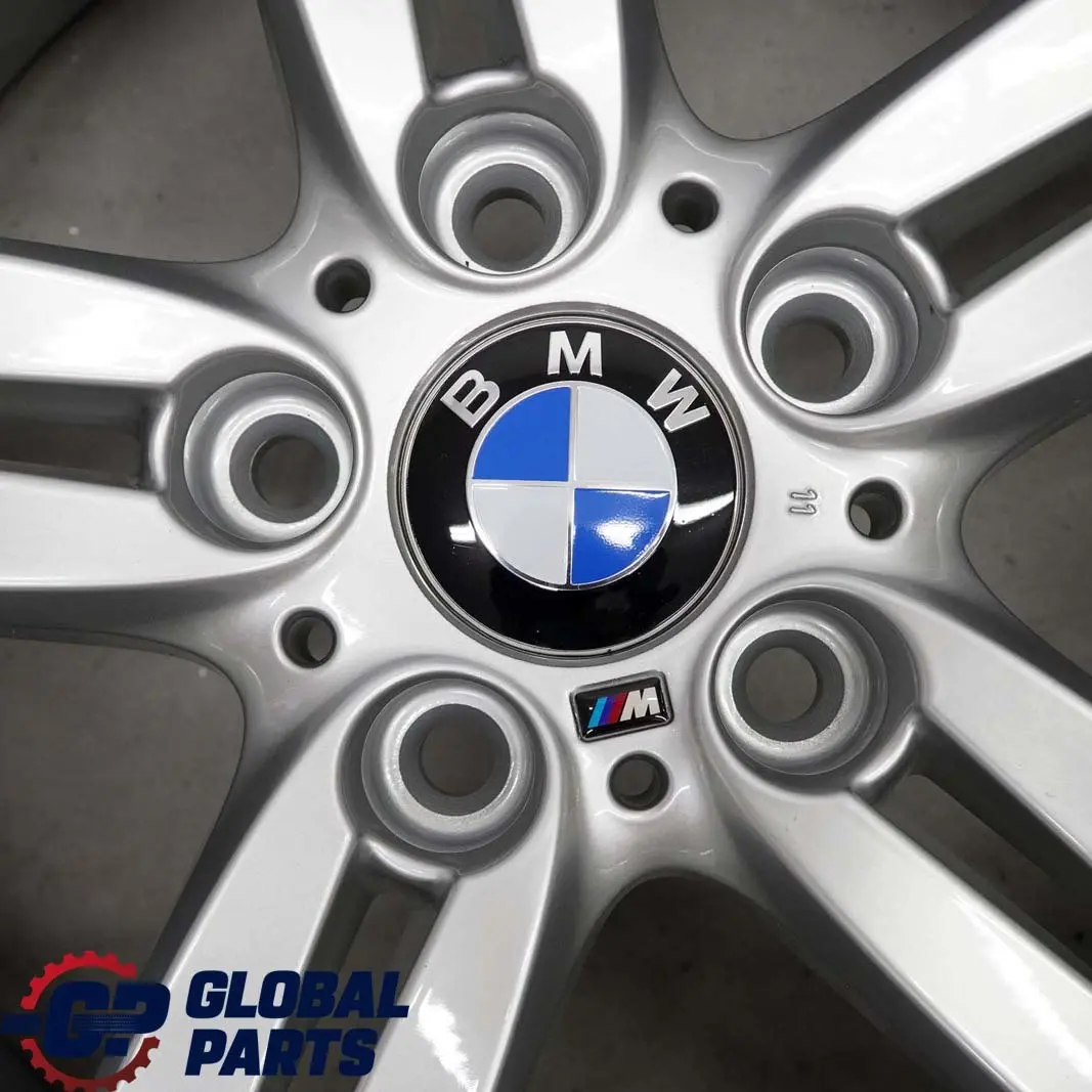 Silber Vorne Alufelge Felge 18" 7,5J M Doppelspeiche 208 für BMW E81 E87 mit Teilenummer 8036939 BMW E81 E87 Silber Vorne Alufelge Felge 18" 7,5J M Doppelspeiche 208 - SKU 8036939 - Teilenummer 8036939