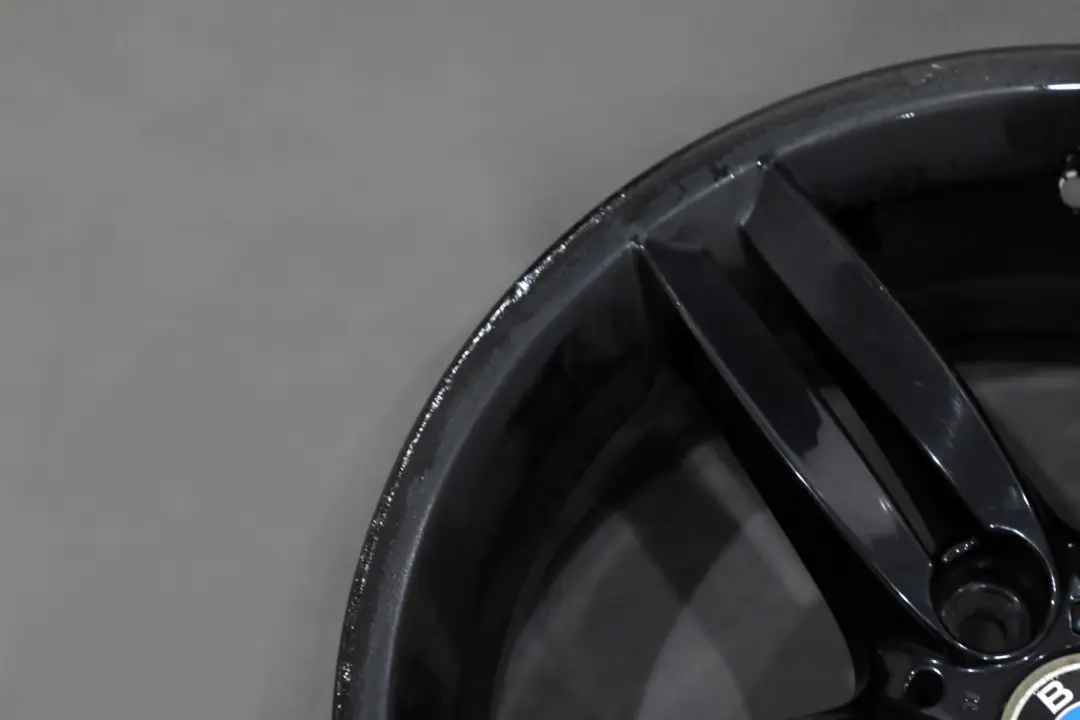 Alloy Wheel Rim 18" M double Spoke 208 8J to BMW 1 Series 2 E81 E87 Black Rear with Part number 8036940 BMW 1 Series 2 E81 E87 Black Rear Alloy Wheel Rim 18" M double Spoke 208 8J - SKU 8036940-2 - Part number 8036940