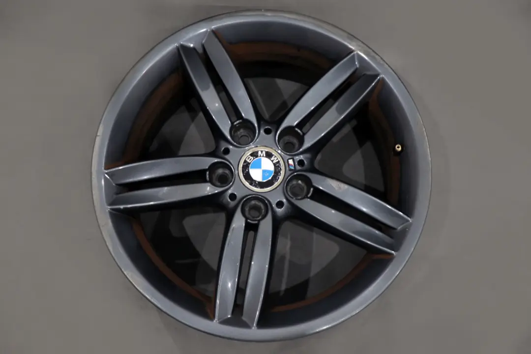 Grey Rear Alloy Wheel Rim 18" M double Spoke 208 8J to BMW 1 Series E81 E87 with Part number 8036940 BMW 1 Series E81 E87 Grey Rear Alloy Wheel Rim 18" M double Spoke 208 8J - SKU 8036940-6 - Part number 8036940