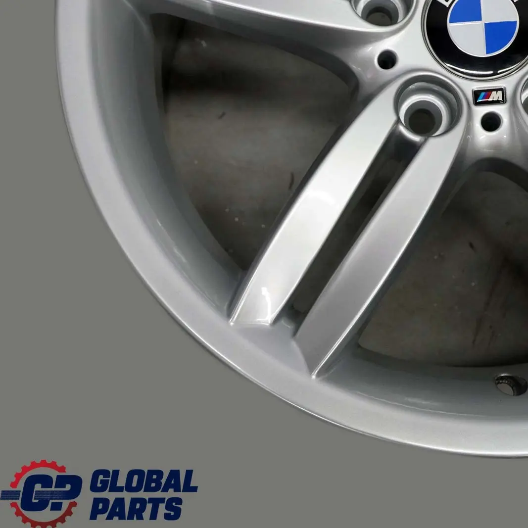 BMW E81 E87 LCI Silver Rear Alloy Wheel Rim 18" 8J ET:49 M Double Spoke 208 - SKU 8036940 - Part number 8036940