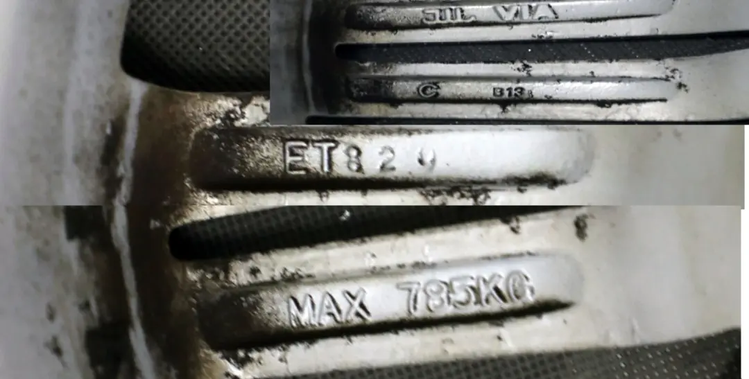 Front Alloy Wheel Rim 19" ET:20 8,5J M Double Spoke 172 VIA to BMW 5 Series E60 with Part number 8036948-VIA BMW 5 Series E60 Front Alloy Wheel Rim 19" ET:20 8,5J M Double Spoke 172 VIA - SKU 8036948-VIA - Part number 8036948-VIA