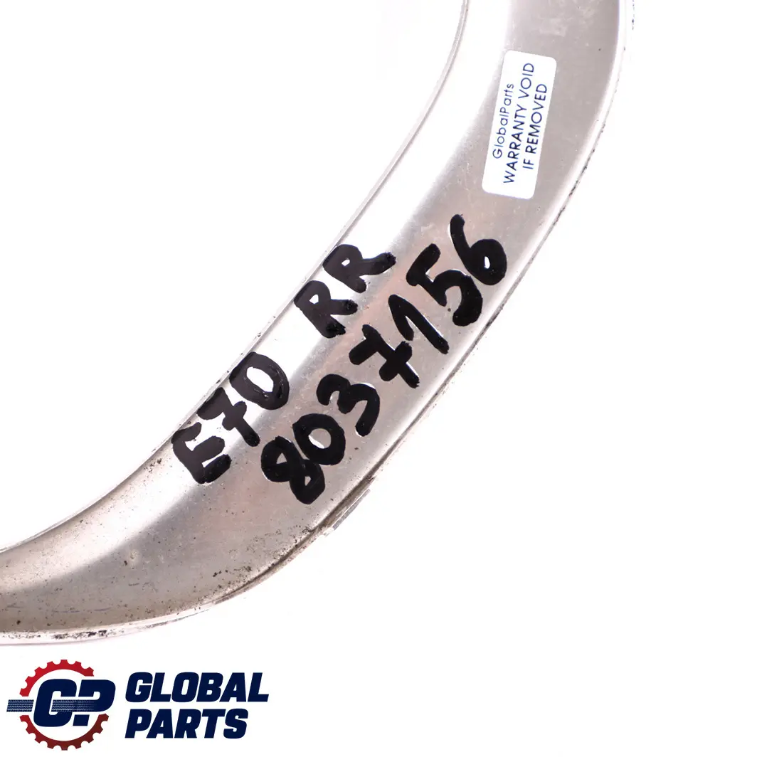 BMW X5 Series E70 Finisher Strip Side Window Rear Right O/S Door Chrome - SKU 8037156 - Part number 8037156