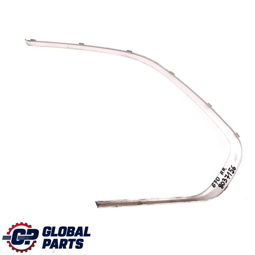 BMW E70 Acabado Tira Ventana Lateral Trasera Derecha O / S Puerta Cromo - SKU 8037156 - Número de pieza 8037156