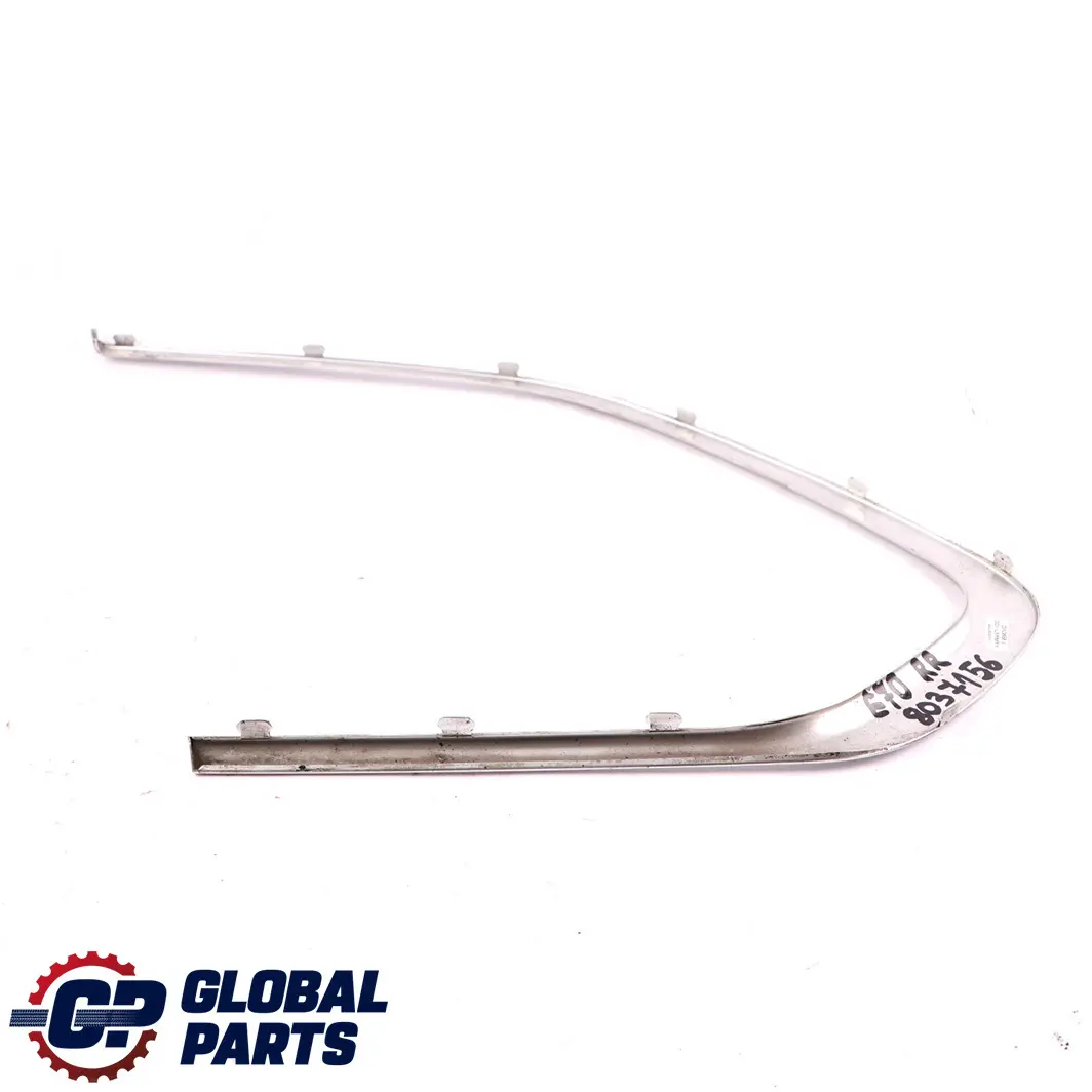 Finisher Strip Side Window Rear Right O/S Door Chrome to BMW X5 Series E70 with Part number 8037156 BMW X5 Series E70 Finisher Strip Side Window Rear Right O/S Door Chrome - SKU 8037156 - Part number 8037156