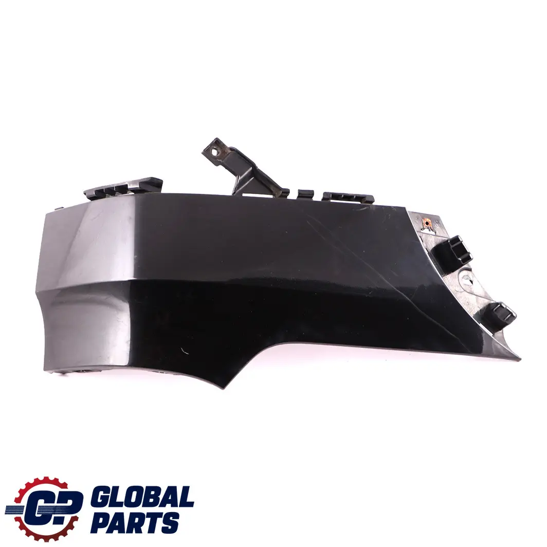 Bumper Left N/S Lateral Trim Panel Black Sapphire 475 to BMW X5 E70 M Sport Rear with Part number 8037281 BMW X5 E70 M Sport Rear Bumper Left N/S Lateral Trim Panel Black Sapphire 475 - SKU 8037281-BS - Part number 8037281