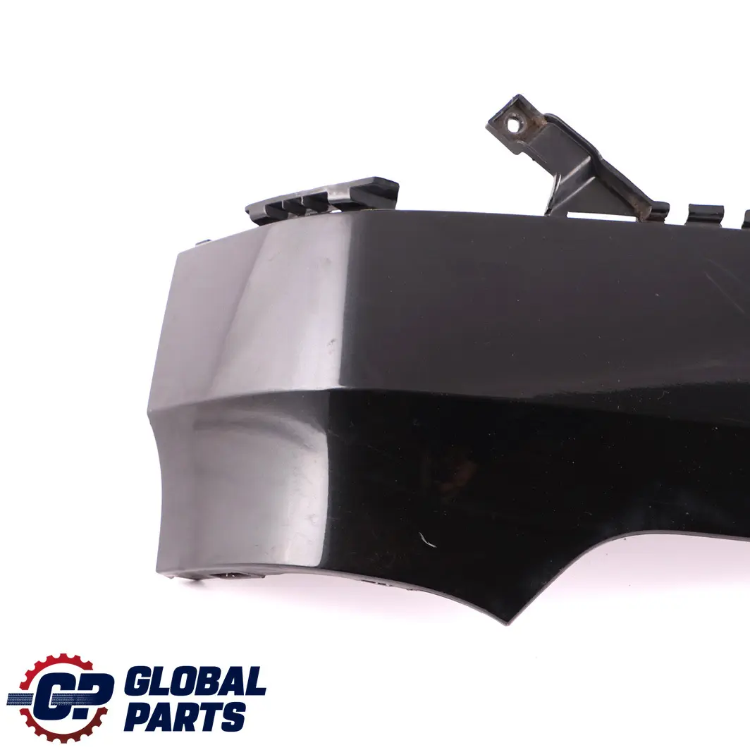 BMW X5 E70 M Sport Rear Bumper Left N/S Lateral Trim Panel Black Sapphire 475 - SKU 8037281-BS - Part number 8037281