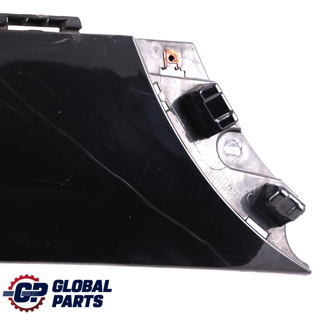 Bumper Left N/S Lateral Trim Panel Black Sapphire 475 to BMW X5 E70 M Sport Rear with Part number 8037281 BMW X5 E70 M Sport Rear Bumper Left N/S Lateral Trim Panel Black Sapphire 475 - SKU 8037281-BS - Part number 8037281