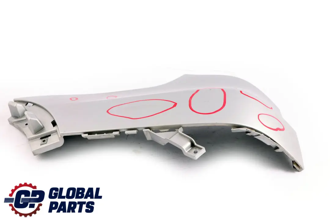 Paraurti posteriore sinistro Pannello laterale Titan Silver per BMW X5 E70 M Sport con numero di parte 8037281 BMW X5 E70 M Sport Paraurti posteriore sinistro Pannello laterale Titan Silver - SKU 8037281 - Numero di parte 8037281