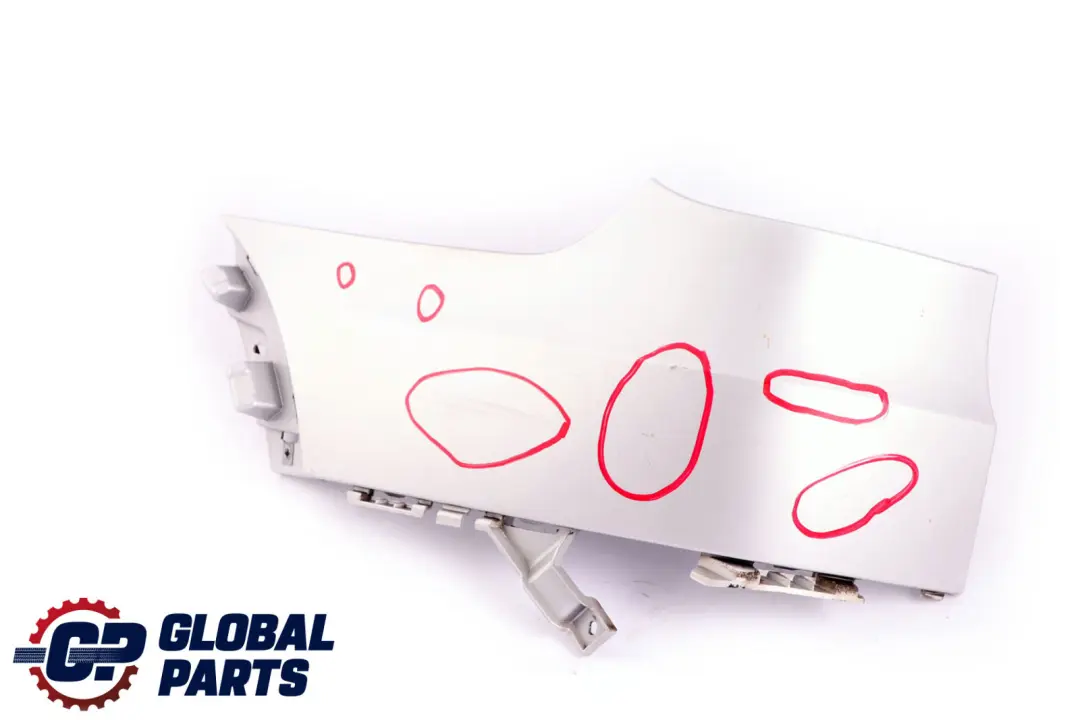 Bumper Left Lateral Trim Panel Titan Silver - 354 pour BMW X5 E70 M Sport Rear à propos du numéro de pièce 8037281 BMW X5 E70 M Sport Rear Bumper Left Lateral Trim Panel Titan Silver - 354 - SKU 8037281 - Numéro de pièce 8037281
