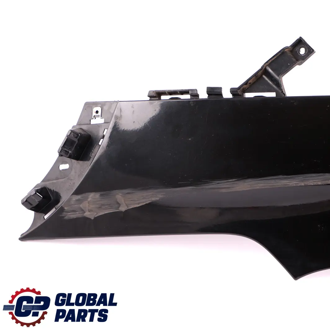 BMW X5 E70 M Sport Rear Bumper Right O/S Lateral Trim Panel Black Sapphire 475 - SKU 8037282-BS - Part number 8037282