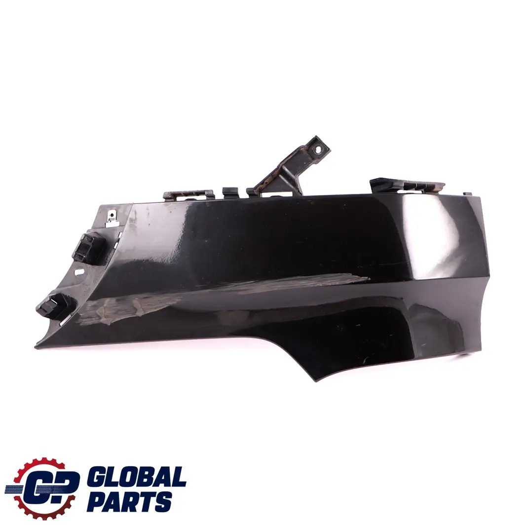 Bumper Right O/S Lateral Trim Panel Black Sapphire 475 to BMW X5 E70 M Sport Rear with Part number 8037282 BMW X5 E70 M Sport Rear Bumper Right O/S Lateral Trim Panel Black Sapphire 475 - SKU 8037282-BS - Part number 8037282