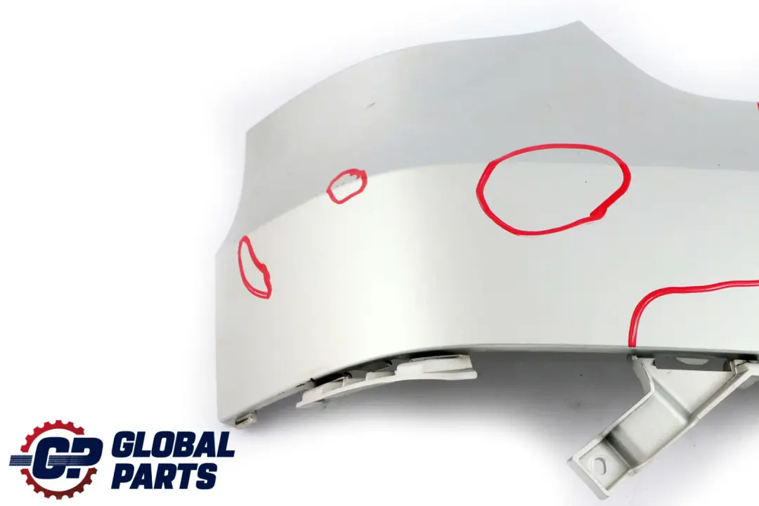 Bumper Right O/S Lateral Trim Panel Titan Silver - 354 BMW X5 E70 M Sport Rear - SKU 8037282 - Part number 8037282