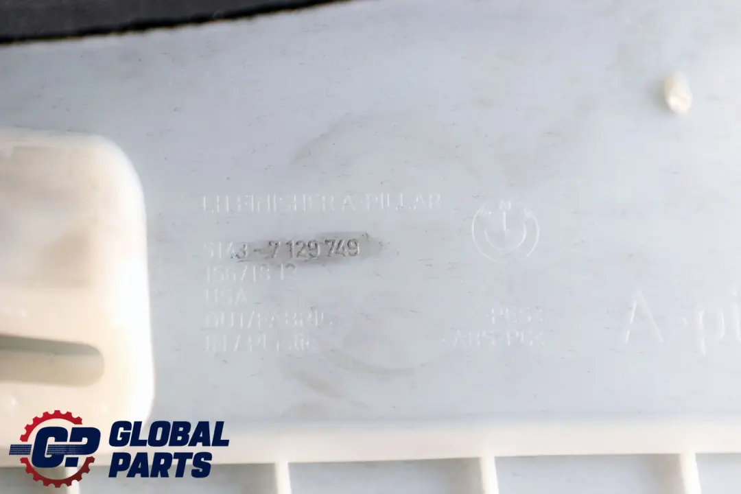 Couverture Colonne-A a Gauche Noir 7129749 pour BMW X5 E70 à propos du numéro de pièce 8037357 BMW X5 E70 Couverture Colonne-A a Gauche Noir 7129749 - SKU 8037355 - Numéro de pièce 8037357