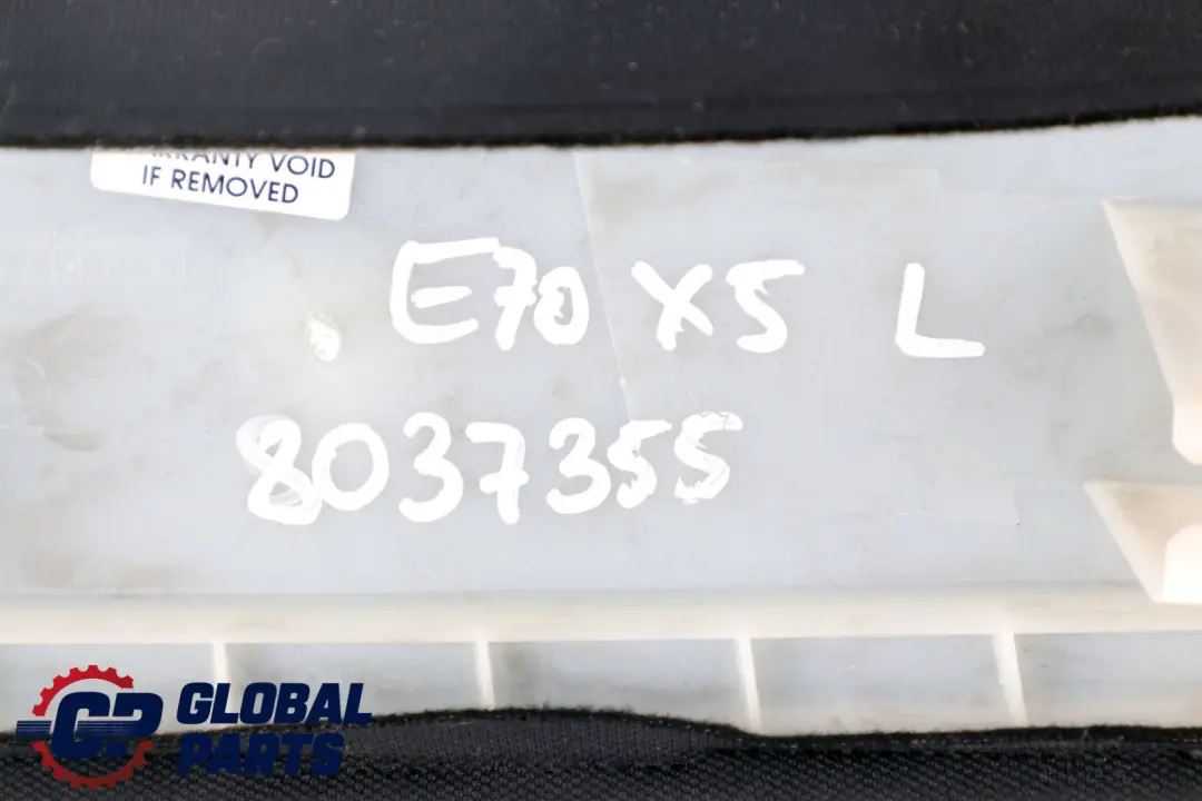 BMW X5 er E70 Blende A-Säule Links Schwarz 7129749 - SKU 8037355 - Teilenummer 8037357