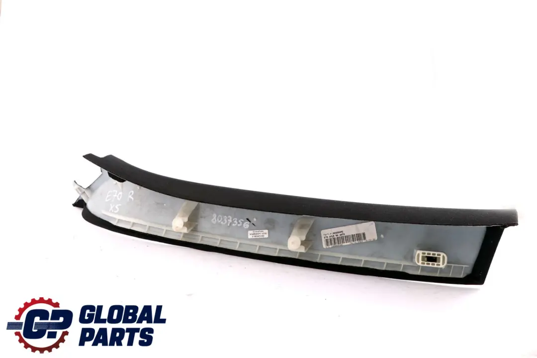 BMW X5 er E70 Blende A-Säule Rechts Schwarz 7129750 - SKU 8037356 - Teilenummer 8037356