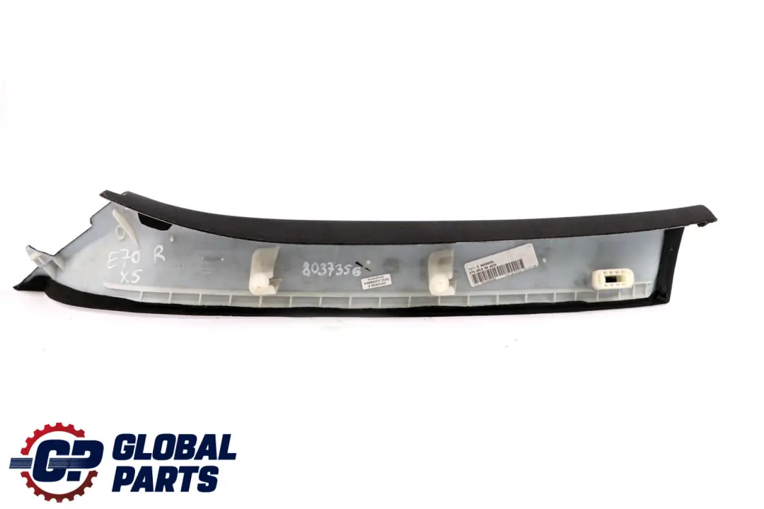 BMW X5 er E70 Blende A-Säule Rechts Schwarz 7129750 - SKU 8037356 - Teilenummer 8037356