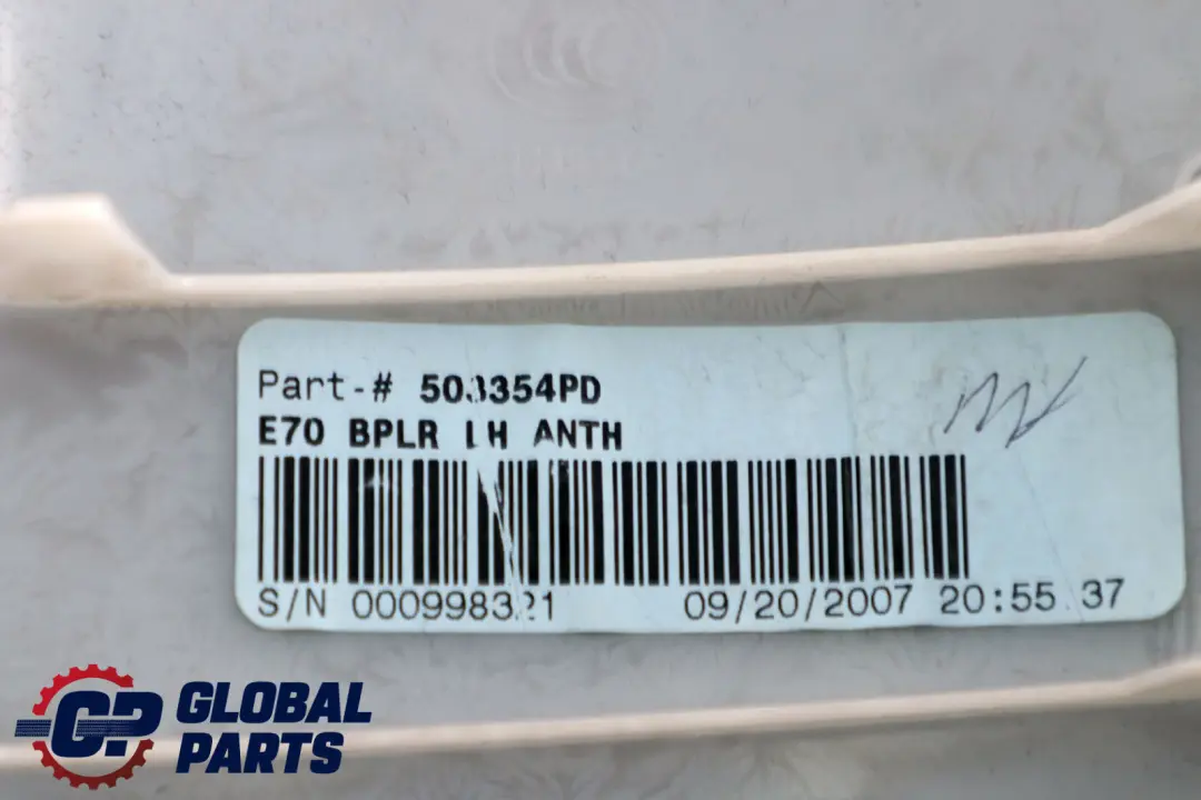 Blende B-Säule Oben Links Schwarz 7129751 für BMW X5 er E70 mit Teilenummer 8037357 BMW X5 er E70 Blende B-Säule Oben Links Schwarz 7129751 - SKU 8037357 - Teilenummer 8037357